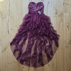 Theatricals dancewear dress Lyrical or ballet dance xs burgundy maroon costume